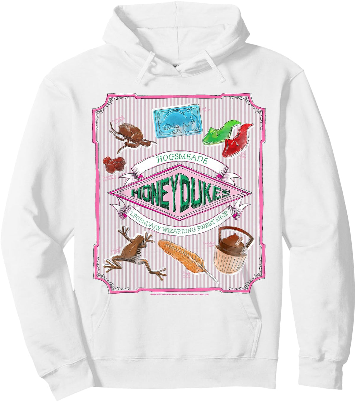 Harry Potter Honeydukes Hogsmeade Label Hoodie - Hoodie | White