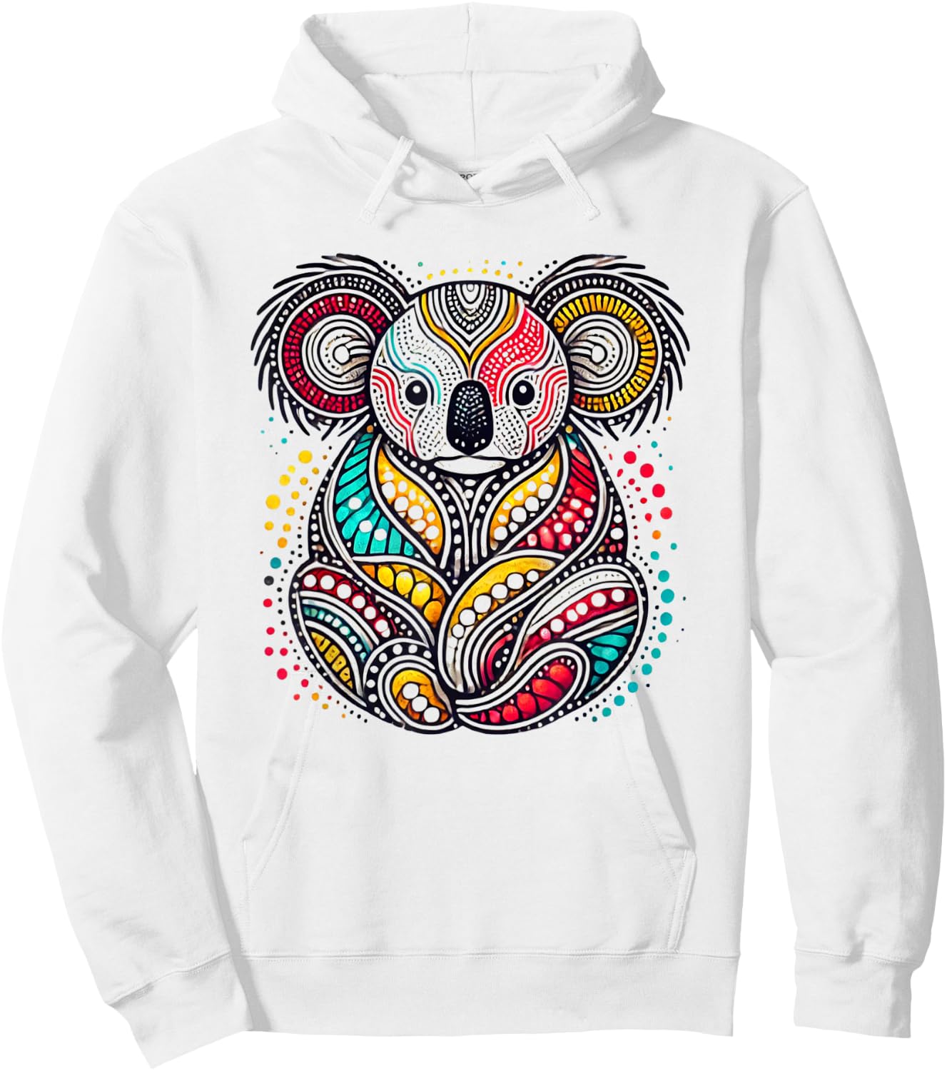 Australian Aboriginal Koala Funny Animal Lover Australia Hoodie - Hoodie | White