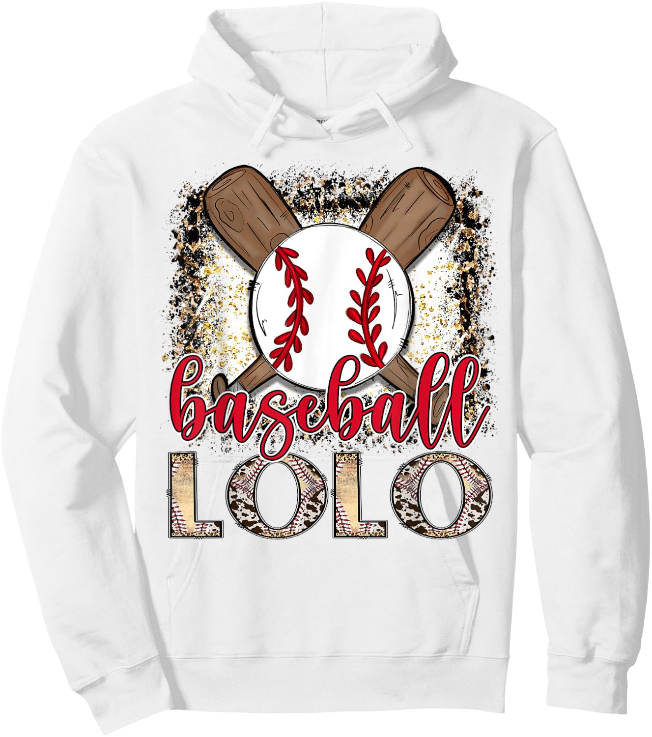 Baseball Lolo Leopard Proud Ball Lolo Game Day Hoodie - Hoodie | White