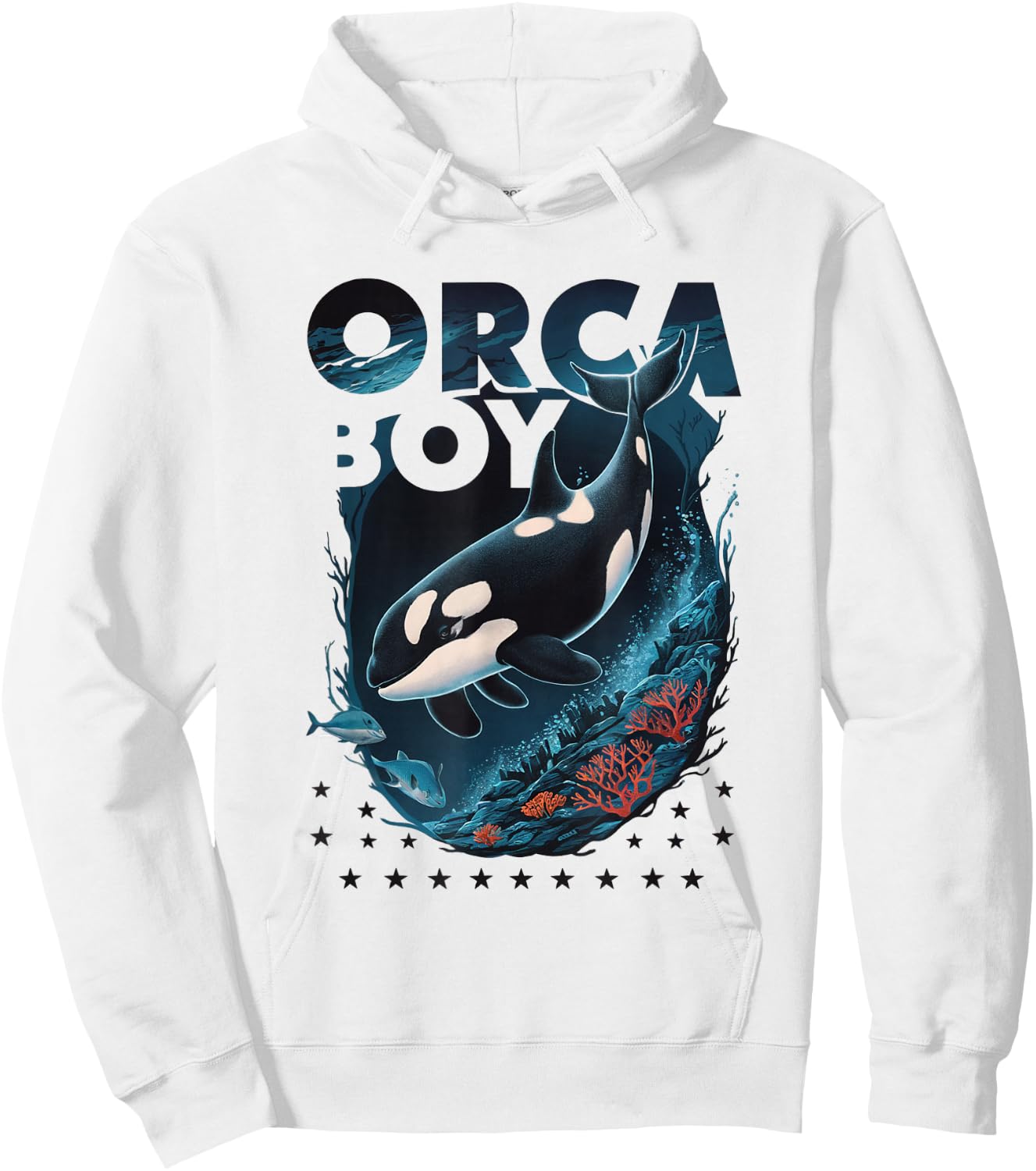 Orca Boy Hoodie - Hoodie | White