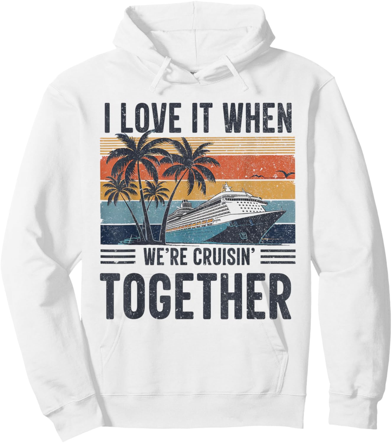 Cruise Squad 2024 Outfits Friends Family Couples Matching Hoodie - Hoodie | White