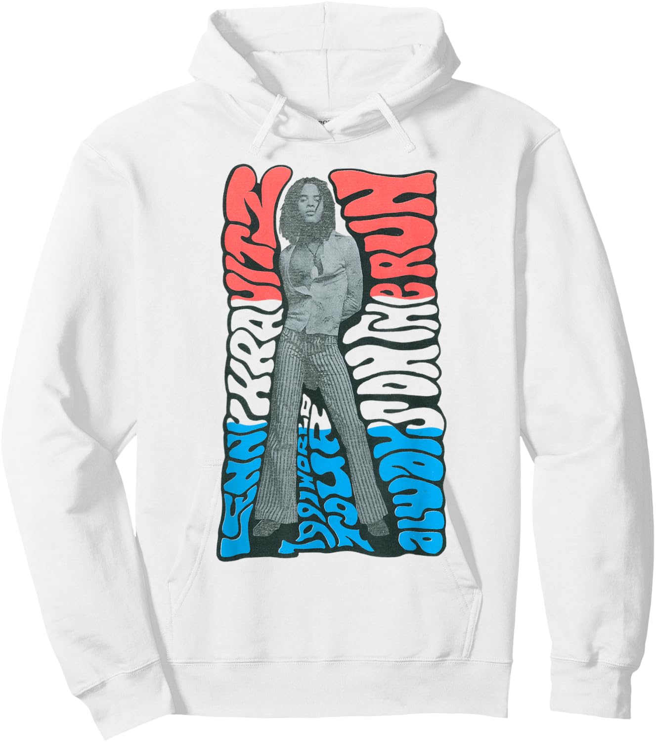 Lenny Kravitz Wavy World Tour Hoodie - Hoodie | White