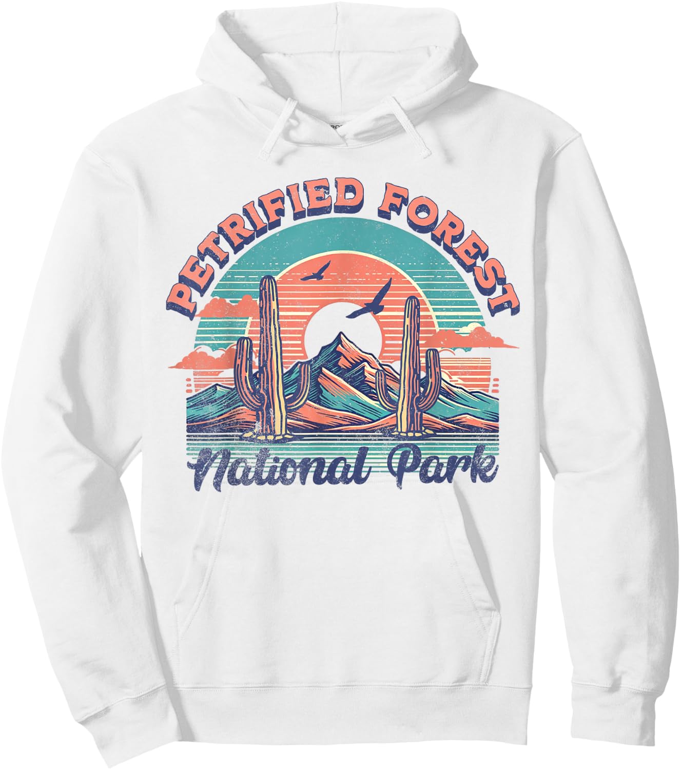 Petrified Forest National Park Hoodie - Hoodie | White