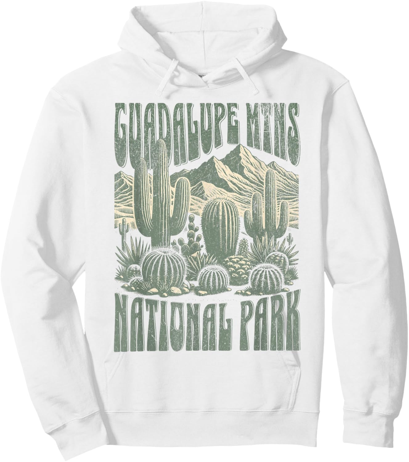 Guadalupe Mountains National Park Hoodie - Hoodie | White