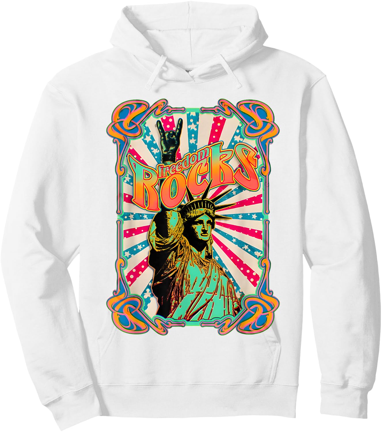 Freedom Rocks Hoodie - Hoodie | White