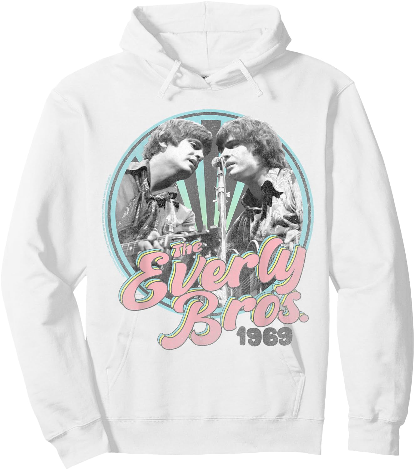 The Everly Brothers Guitars 1969 Hoodie - Hoodie | White
