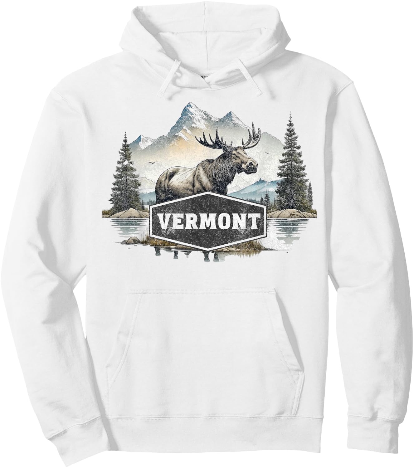 Vermont Hoodie - Hoodie | White