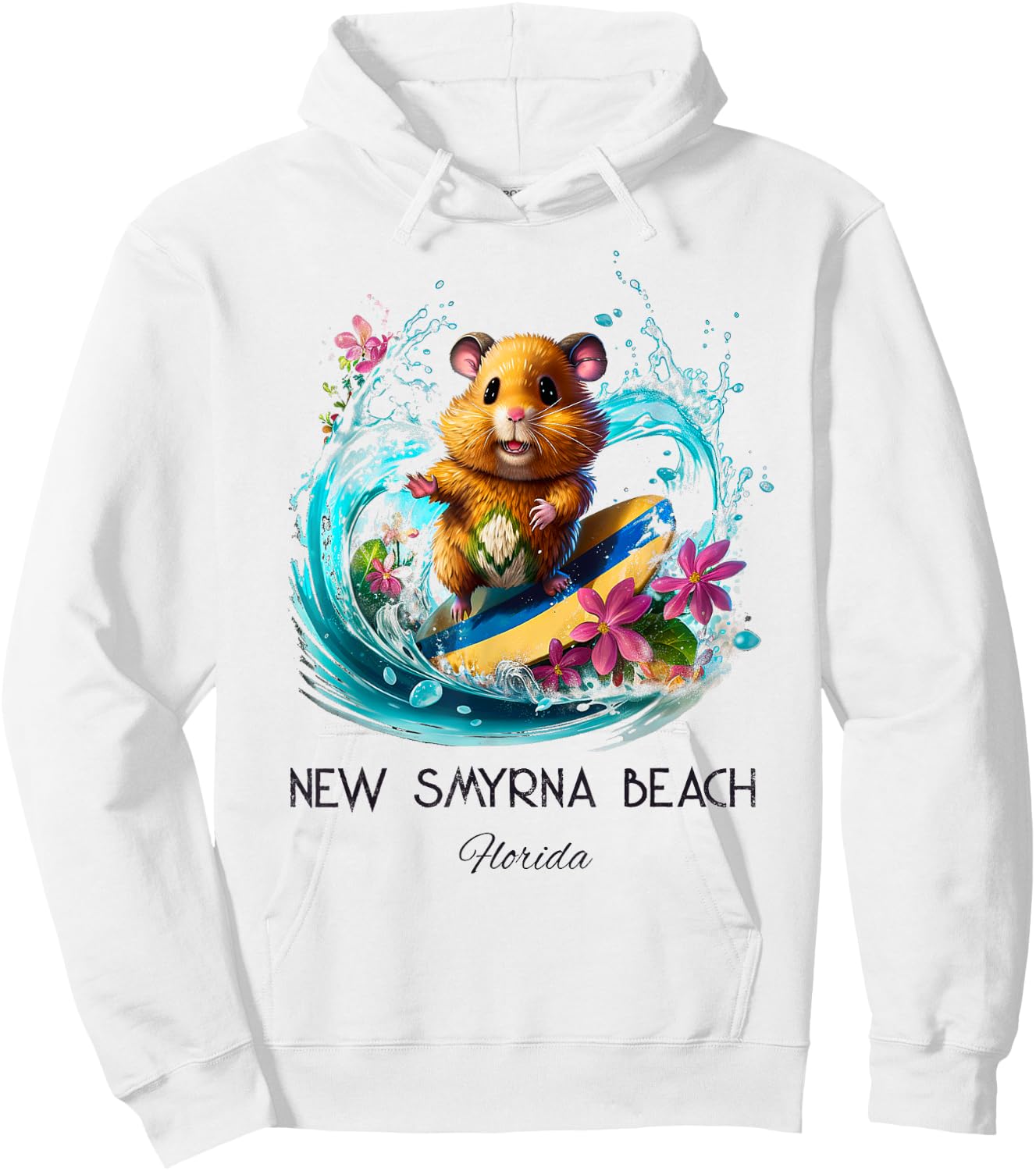 New Smyrna Beach Florida Hoodie - Hoodie | White