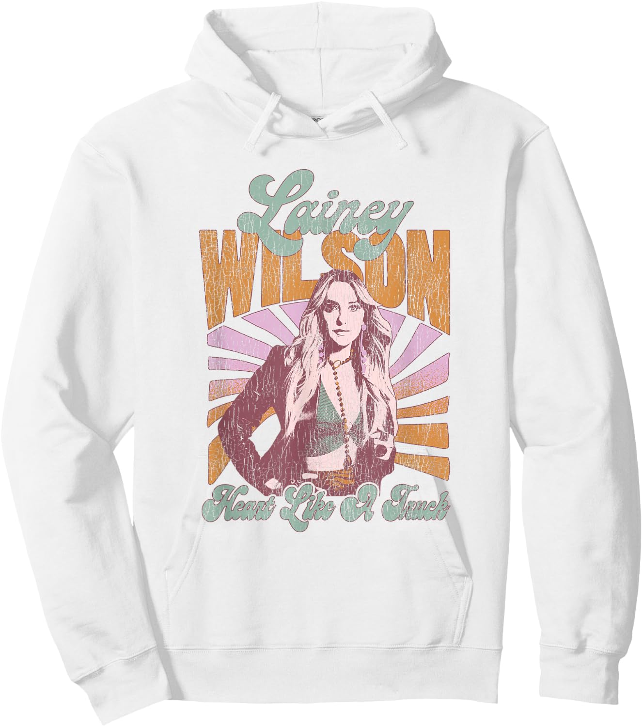 Lainey Wilson - Heart Like A Truck Hoodie - Hoodie | White