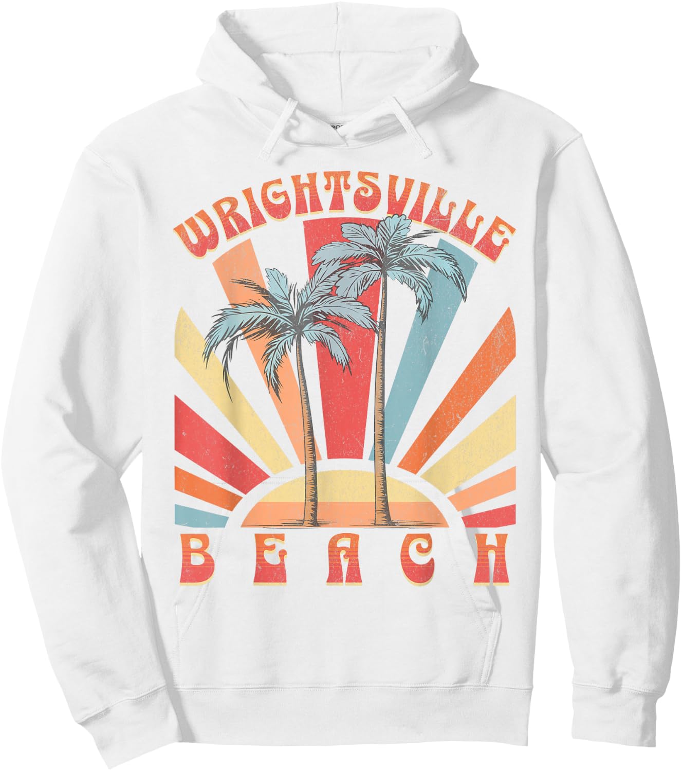 Wrightsville Beach Hoodie - Hoodie | White
