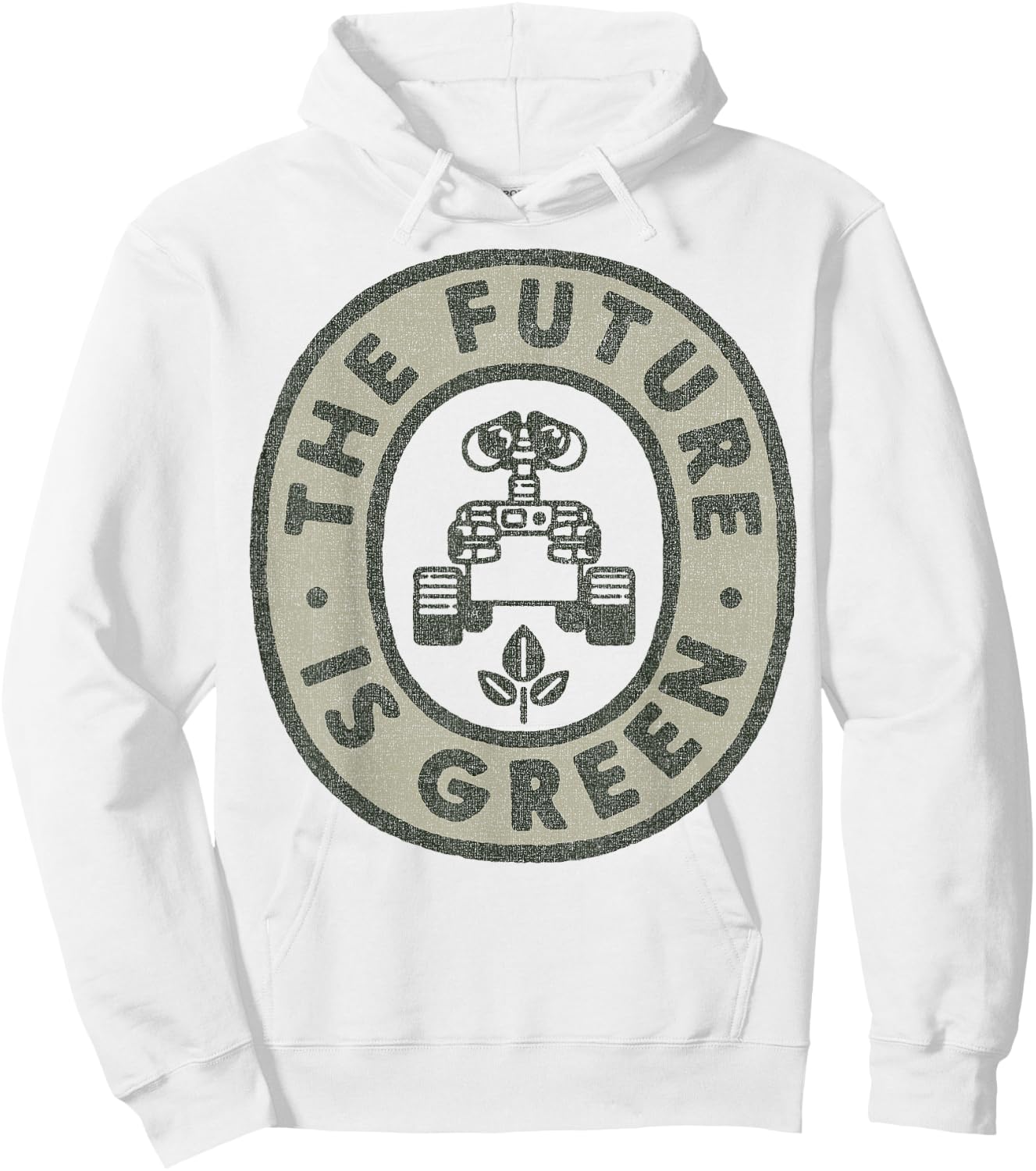 Disney Pixar Earth Day Wall-E The Future is Green Small Hoodie - Hoodie | White