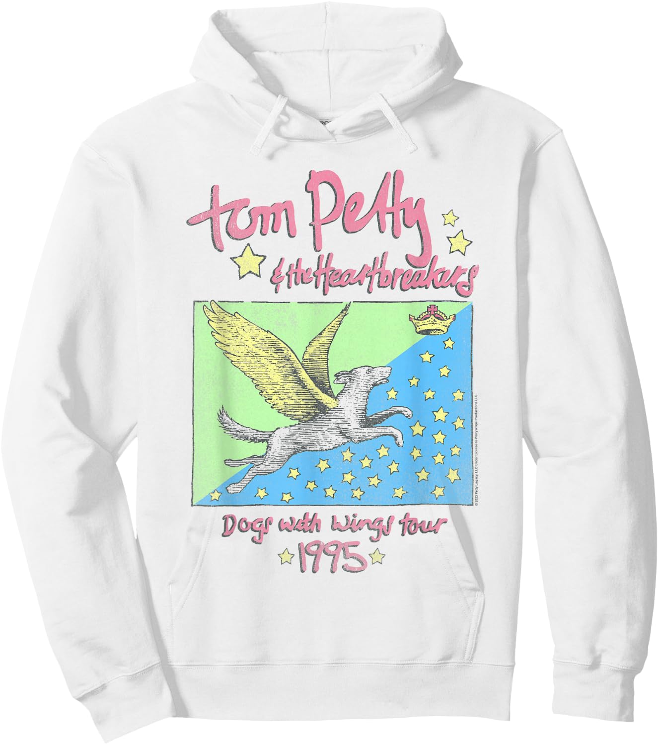 Tom Petty Dogs With Wings Tour 1995 Hoodie - Hoodie | White