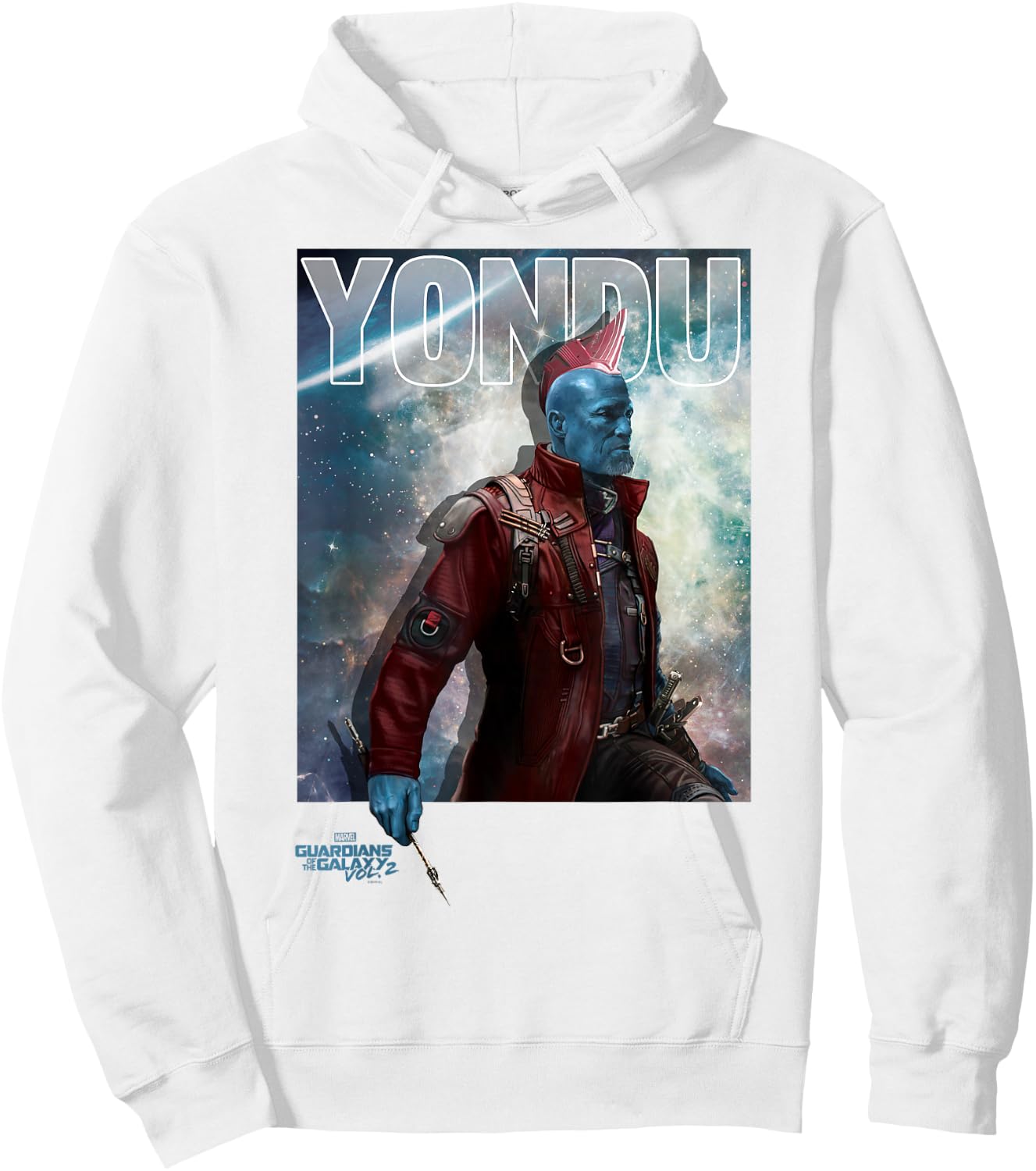 Marvel Guardians of the Galaxy Vol 2 Yondu Space Portrait Hoodie - Hoodie | White