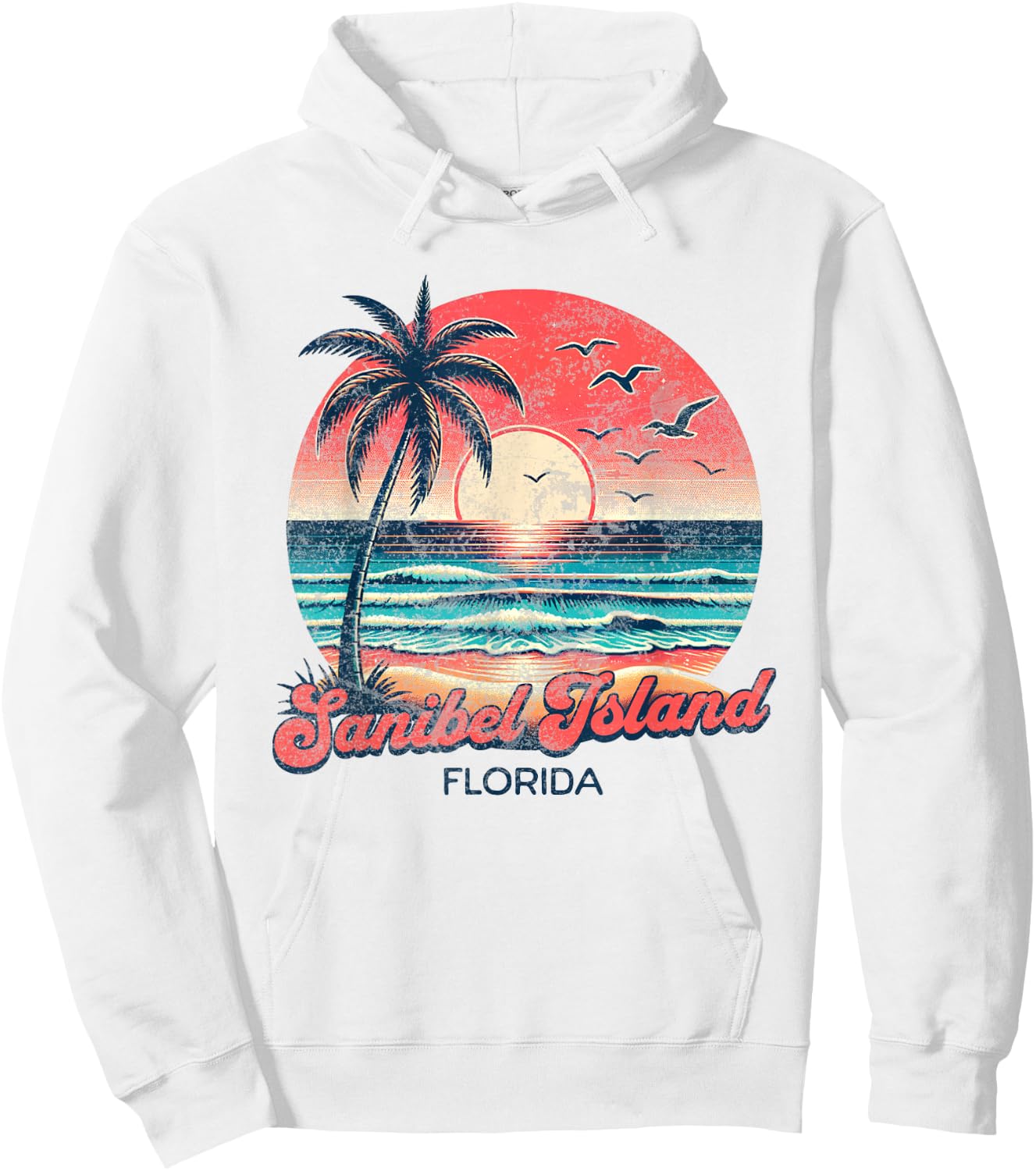 Sanibel Island Hoodie - Hoodie | White