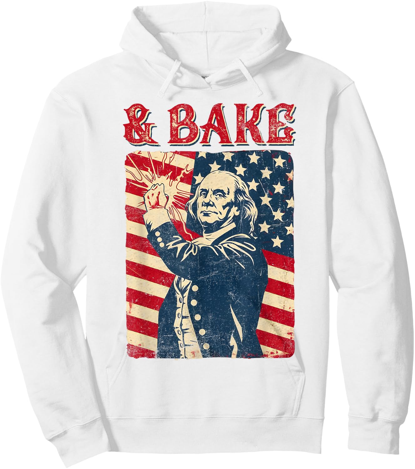 Funny Shake And Bake 4th of July Couple Matching Hoodie - Hoodie | White