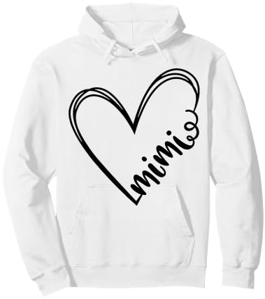 Mimi Heart Grandma Women For Christmas Mother's Day Hoodie - Hoodie | White