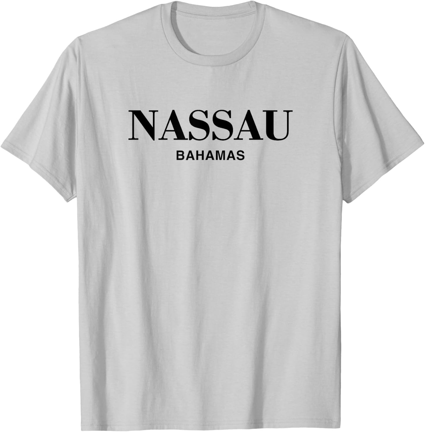 Nassau Bahamas Preppy Retro Throwback Cruise Souvenir T-Shirt - T-Shirt | Ash