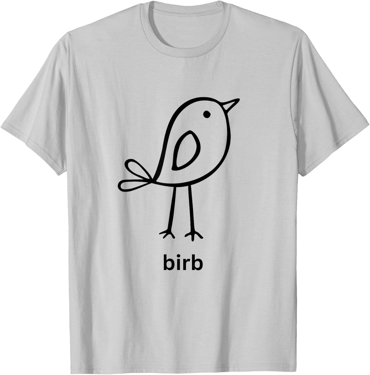 Funny Birb Shirt Cute Doggo Lingo Birb Meme Bird T-Shirt - T-Shirt | Ash