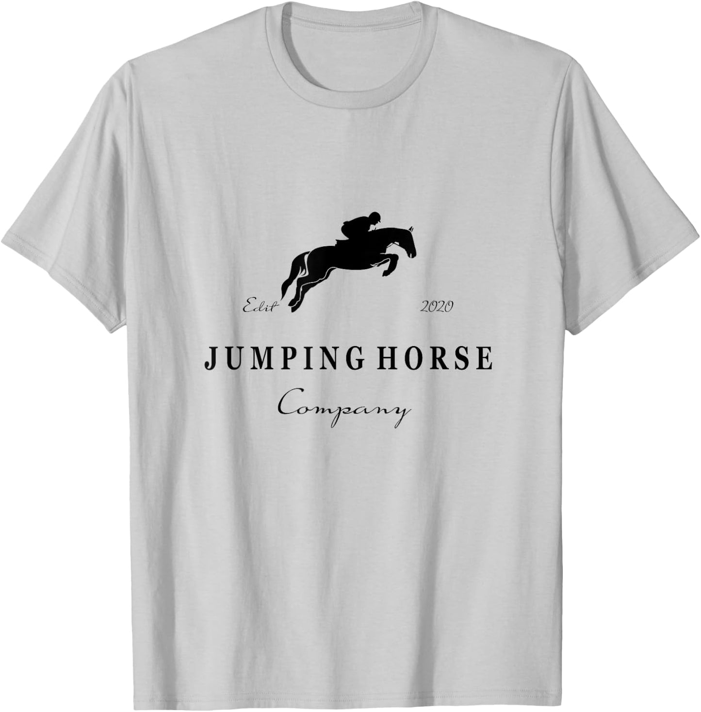 Horse Rider Show Jumping Equestrian Sport T-Shirt - T-Shirt | Ash
