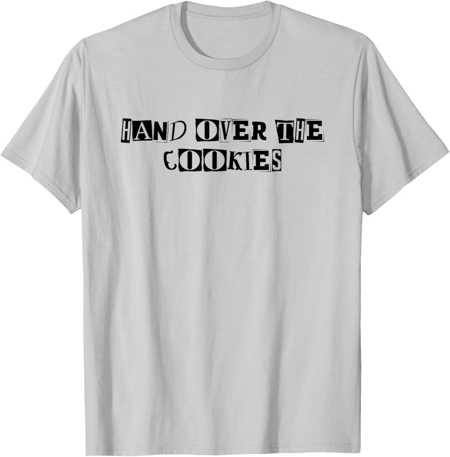 Cookie Ransom Note Bakery T-Shirt - T-Shirt | Ash