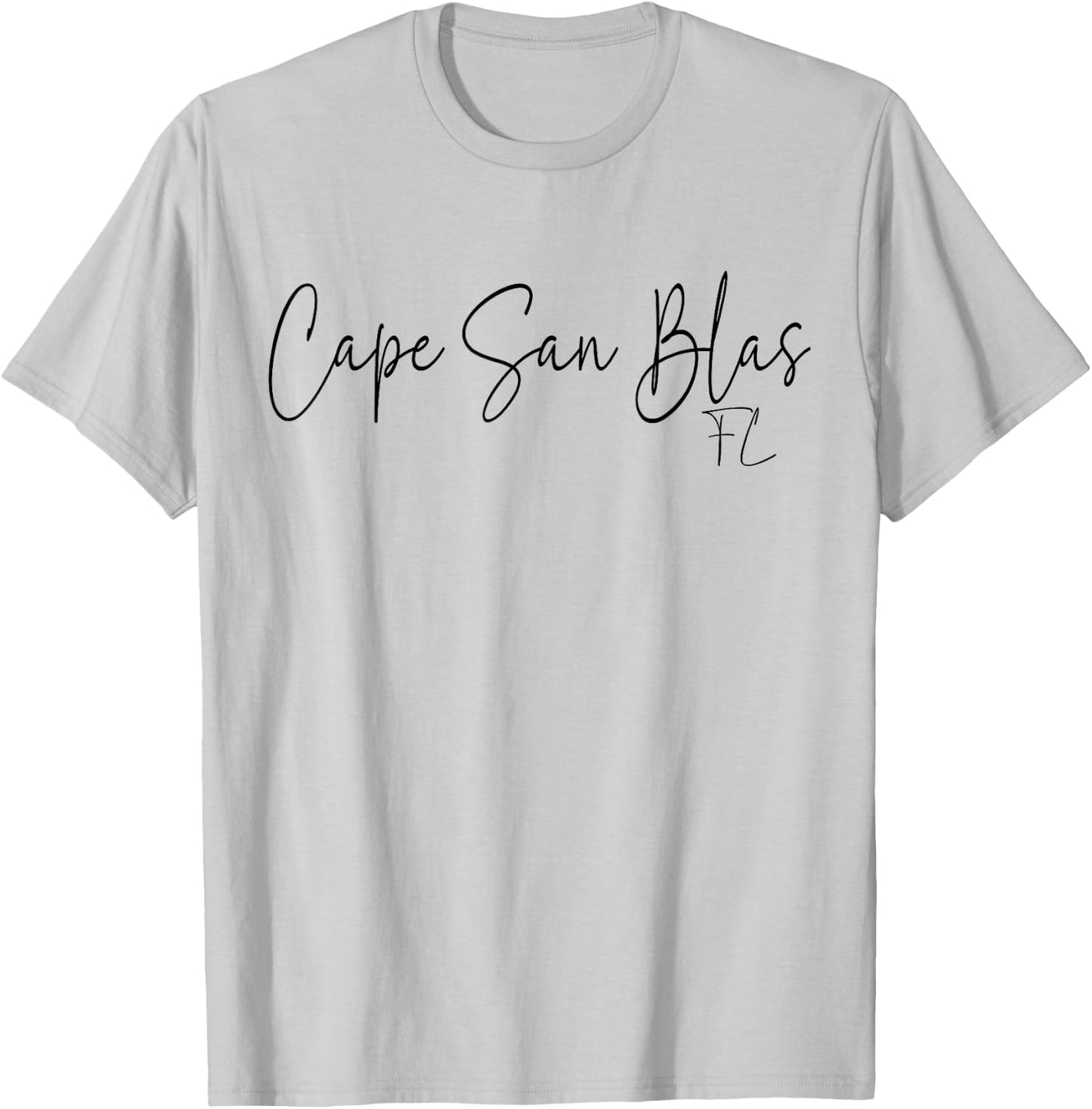 Cape San Blas Florida CA Retro T-Shirt - T-Shirt | Ash
