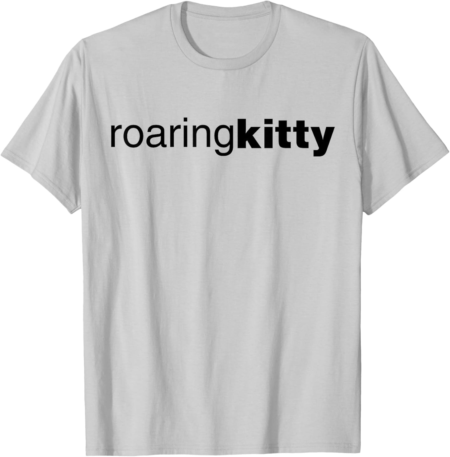 Roaring Kitty T-Shirt - T-Shirt | Ash
