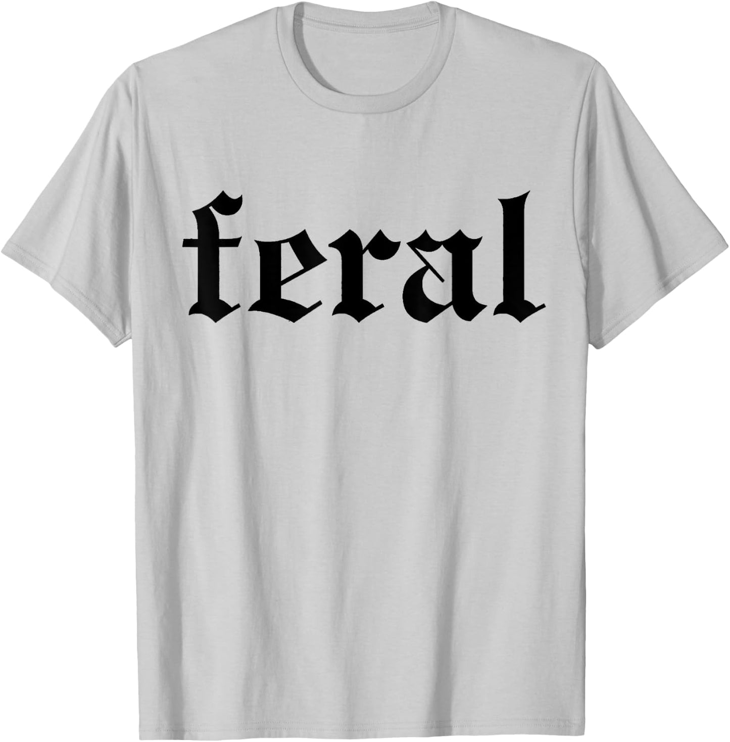 FERAL white T-Shirt - T-Shirt | Ash