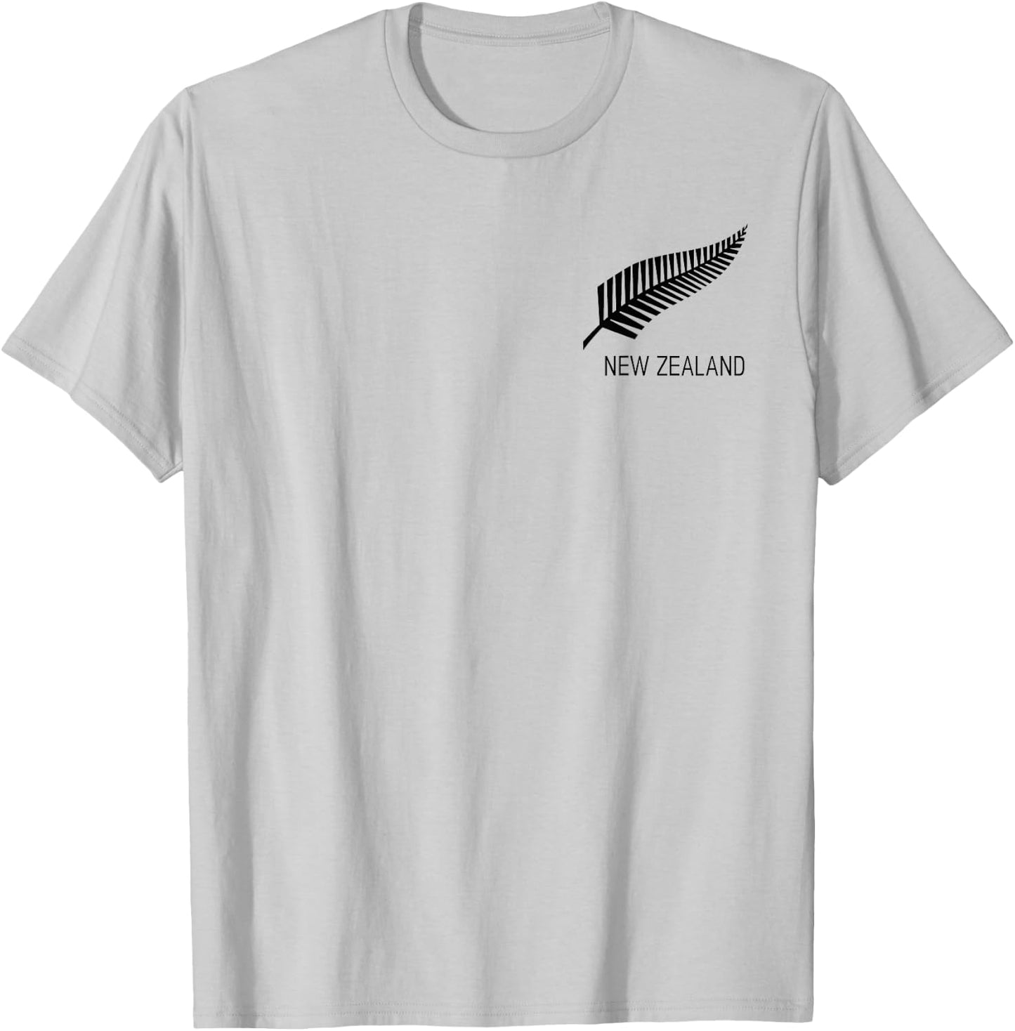 Black New Zealand Fern Shirt Black Proud Kiwi NZ Rugby T-Shirt - T-Shirt | Ash