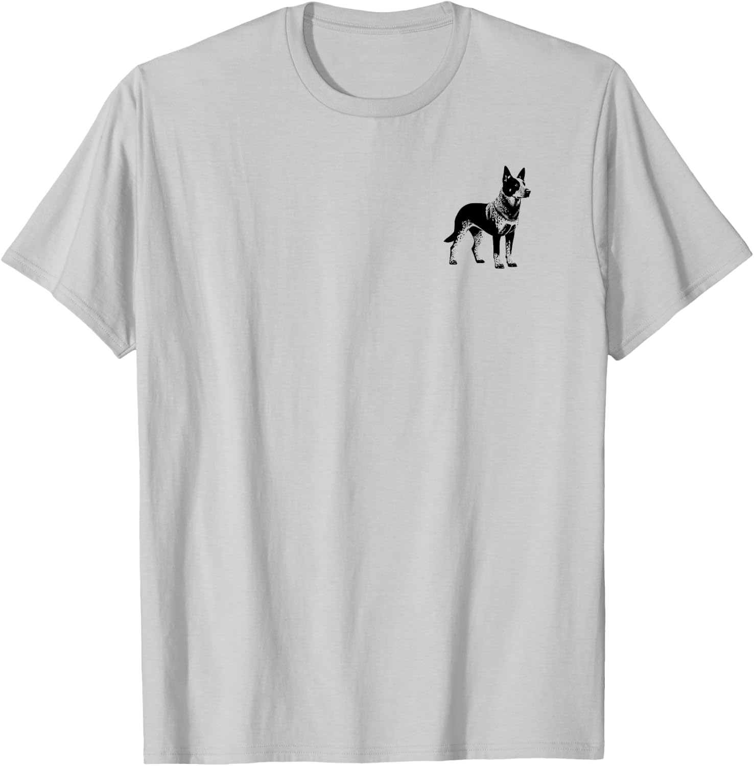 Dog Dad Mom Lover - Monochromatic Texas Heeler Men Women T-Shirt - T-Shirt | Ash