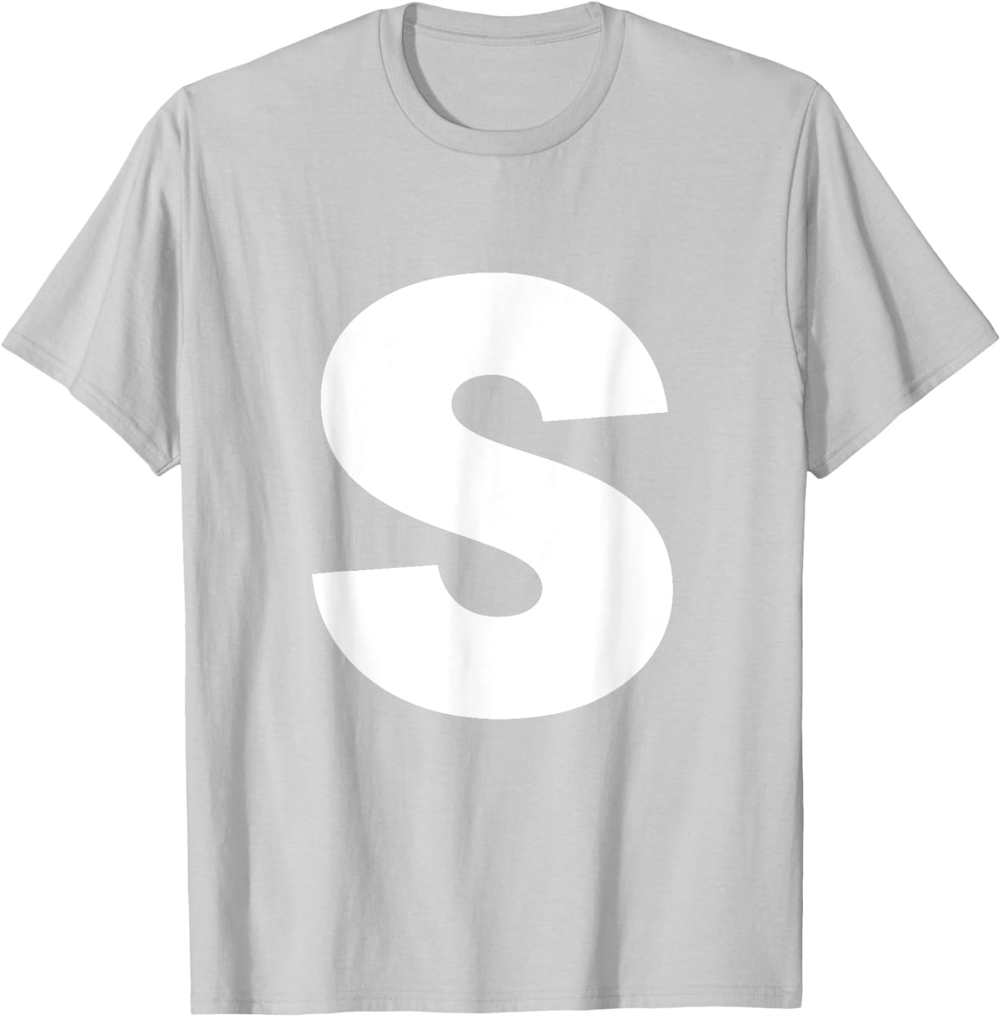 Letter S Groups Halloween Matching Team Easy Lazy Costume T-Shirt - T-Shirt | Ash
