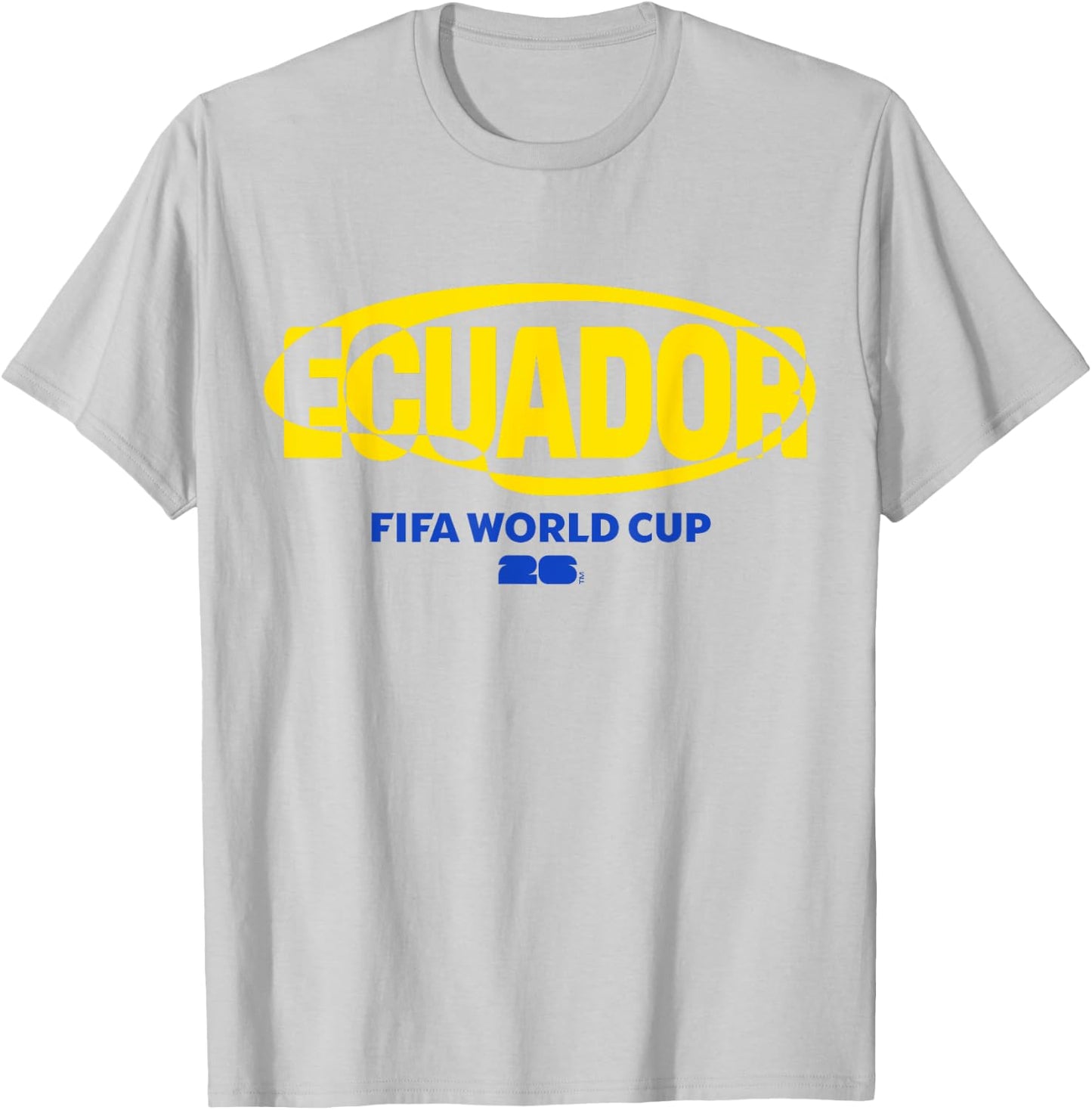 FIFA World CUP26 Qualifier Ecuador Team Color T-Shirt - T-Shirt | Ash