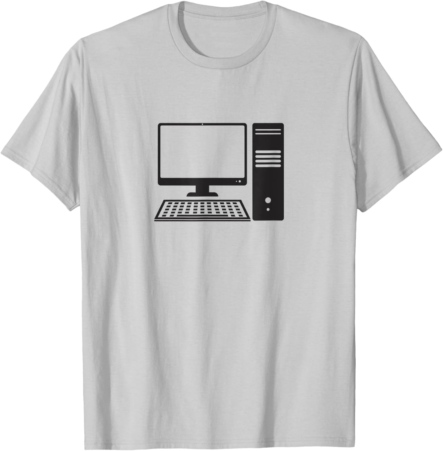 Desktop Computer T-Shirt - T-Shirt | Ash