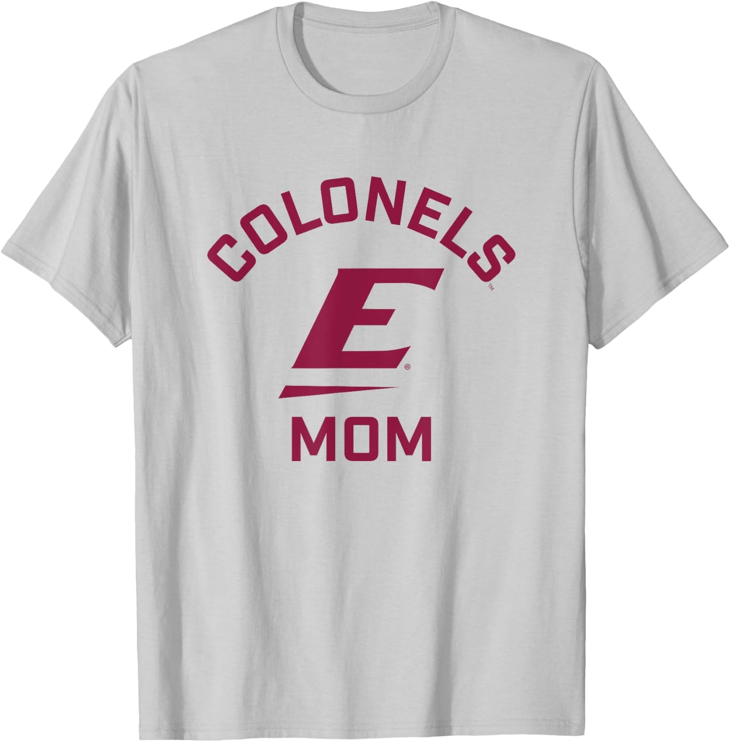 Eastern Kentucky University EKU Colonels Arched Mom T-Shirt - T-Shirt | Ash