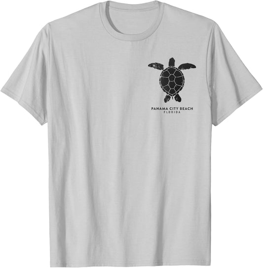 Panama City Beach Florida FL Diving Vacation Sea Turtle T-Shirt - T-Shirt | Ash