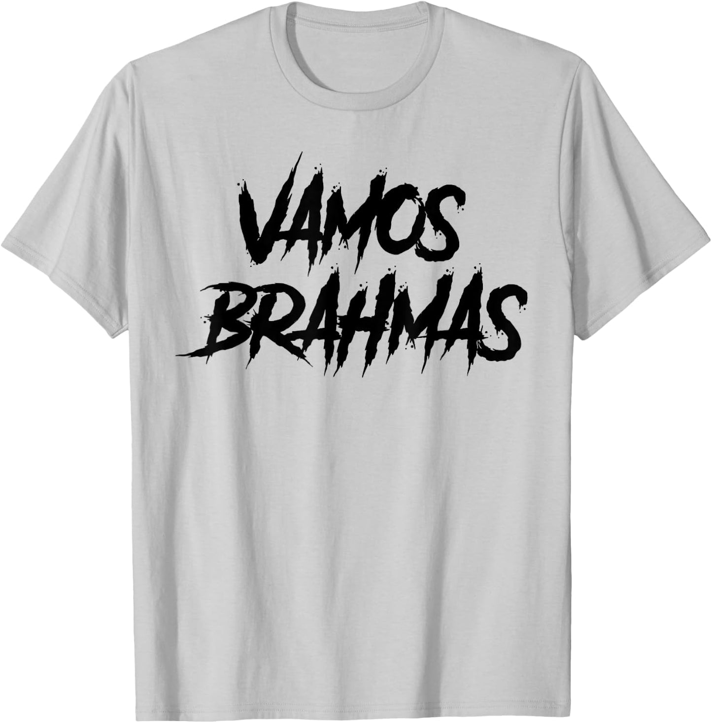 Black Vamos Brahmas San Antonio Football Tailgate T-Shirt - T-Shirt | Ash