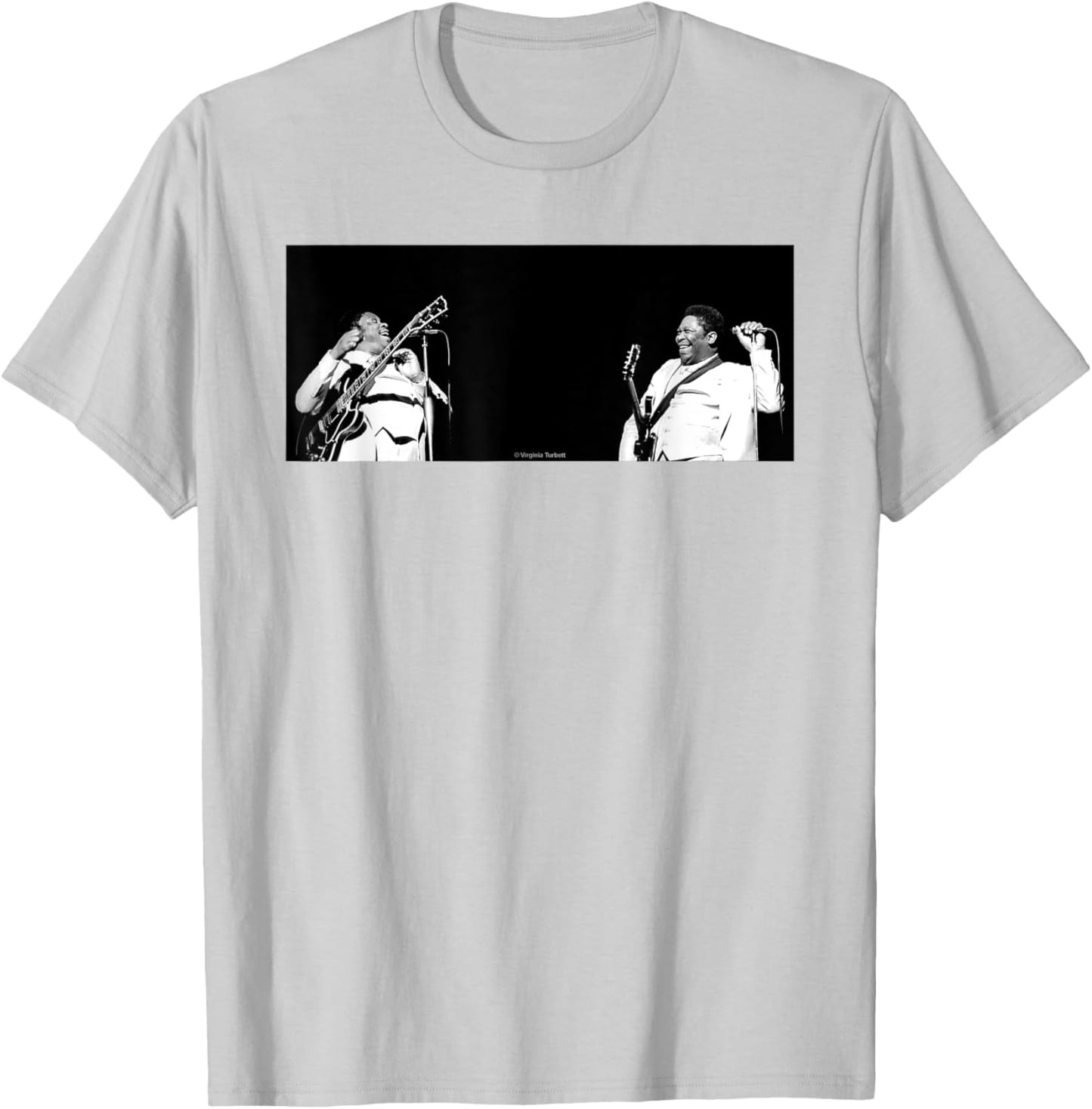 BB King At Hammersmith Odeon 1980 By Virginia Turbett T-Shirt - T-Shirt | Ash