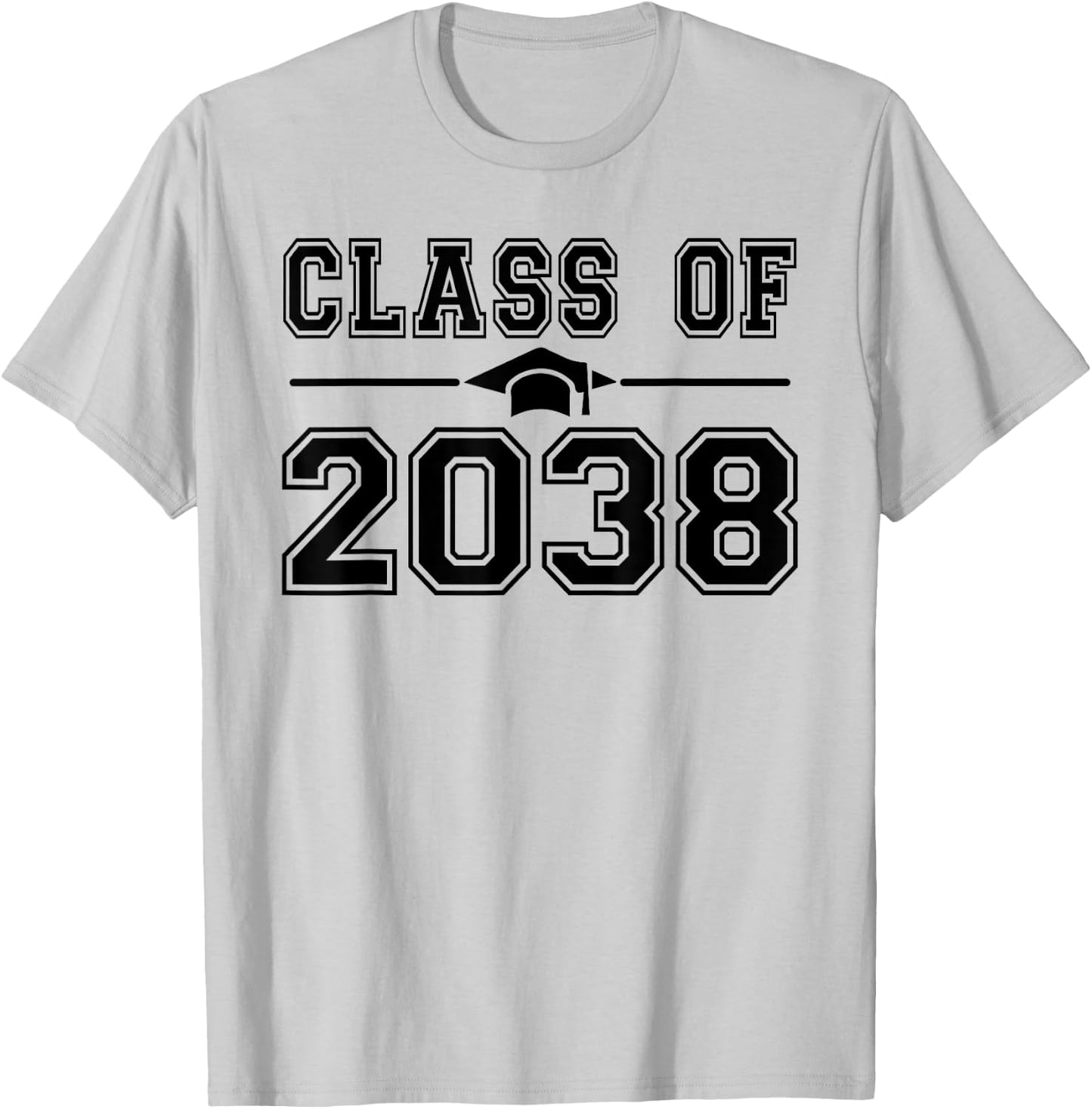 Class of 2038 Graduate 2038 Grow With Me First Day of School T-Shirt - T-Shirt | Ash
