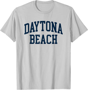Daytona Beach Florida Souvenir Retro Preppy Throwback Men Women Kids T-Shirt - T-Shirt | Ash