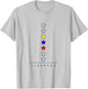 Venezuelan Flag 7 Stars Libertad Minimalist Tricolor gift T-Shirt - T-Shirt | Ash