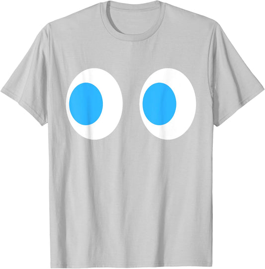 DIY Arcade Game Ghost Eyes Halloween Group Costume T-Shirt - T-Shirt | Ash