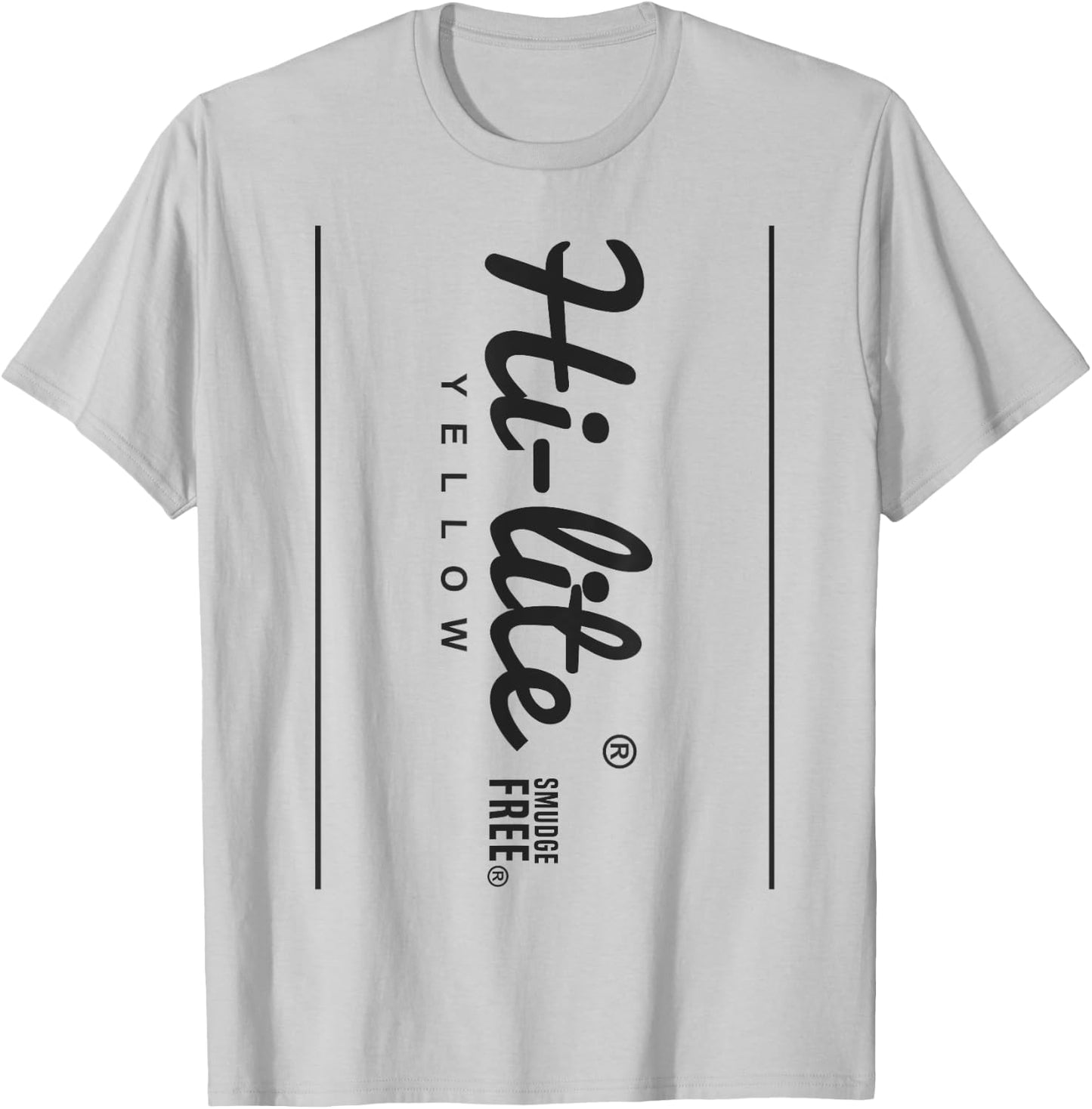 Yellow Highlighter Style Group Costume Color Pen Halloween T-Shirt - T-Shirt | Ash
