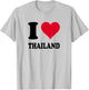 I Love Thailand T-Shirt - T-Shirt | Ash