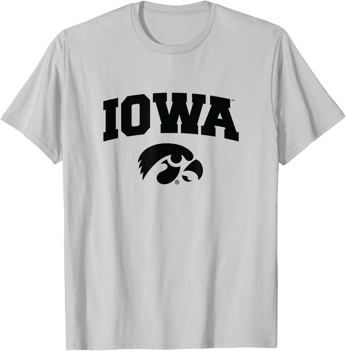 Iowa Hawkeyes | NCAA University of Official | OCIMPIO003 T-Shirt - T-Shirt | Ash
