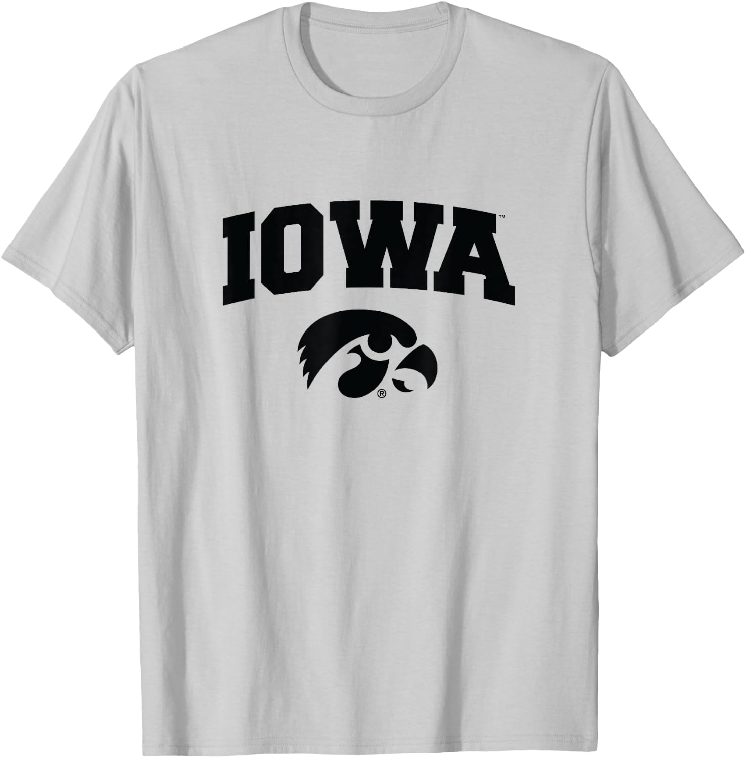 Iowa Hawkeyes | NCAA University of Official | OCIMPIO003 T-Shirt - T-Shirt | Ash