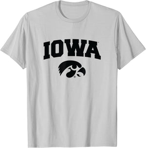 Iowa Hawkeyes | NCAA University of Official | OCIMPIO003 T-Shirt - T-Shirt | Ash