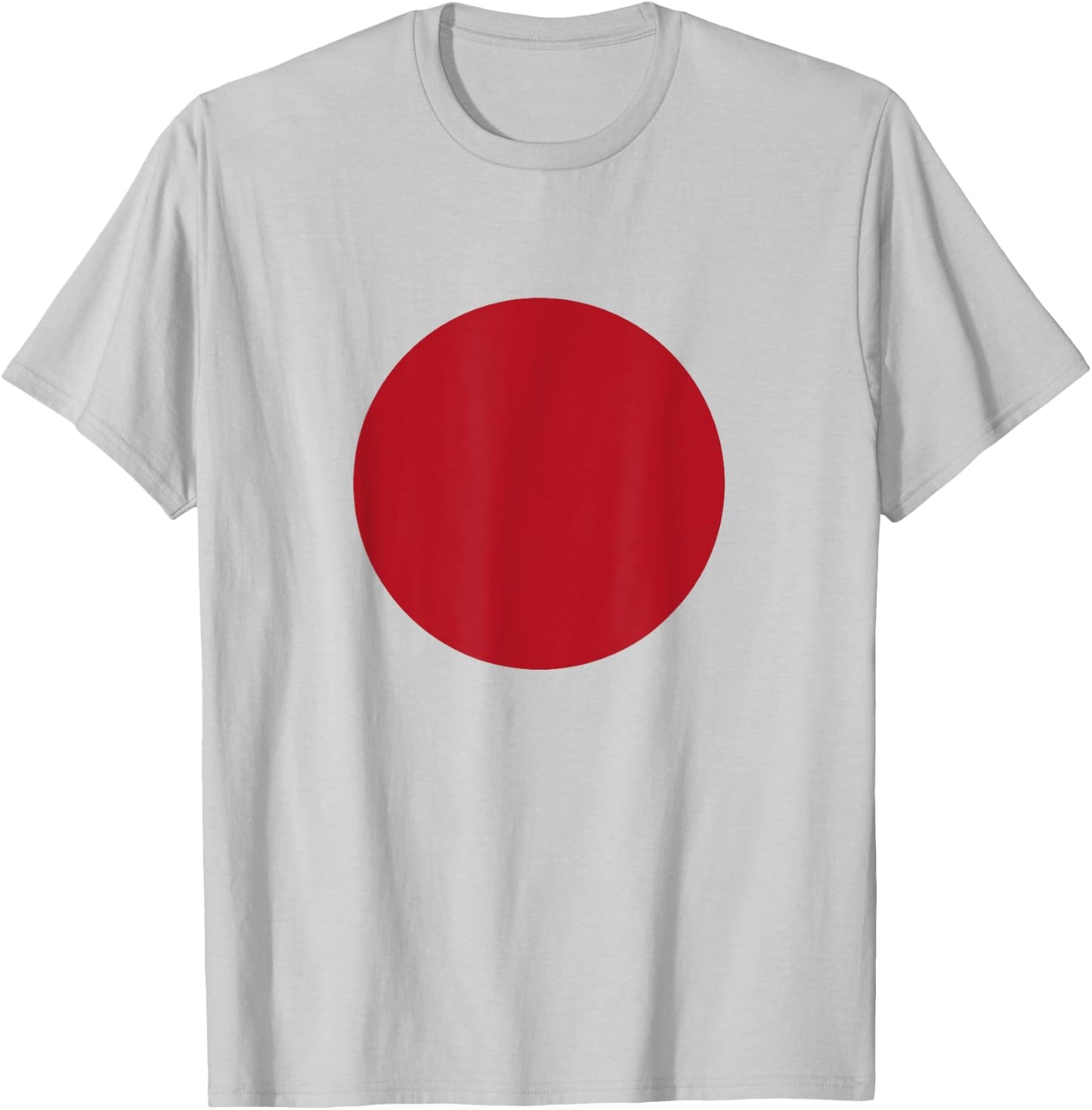 Japan Country Flags of the World Red Circle T-Shirt - T-Shirt | Ash
