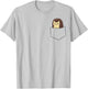 Cute Baby Hedgehog In The Pocket Hedgehogs T-Shirt - T-Shirt | Ash