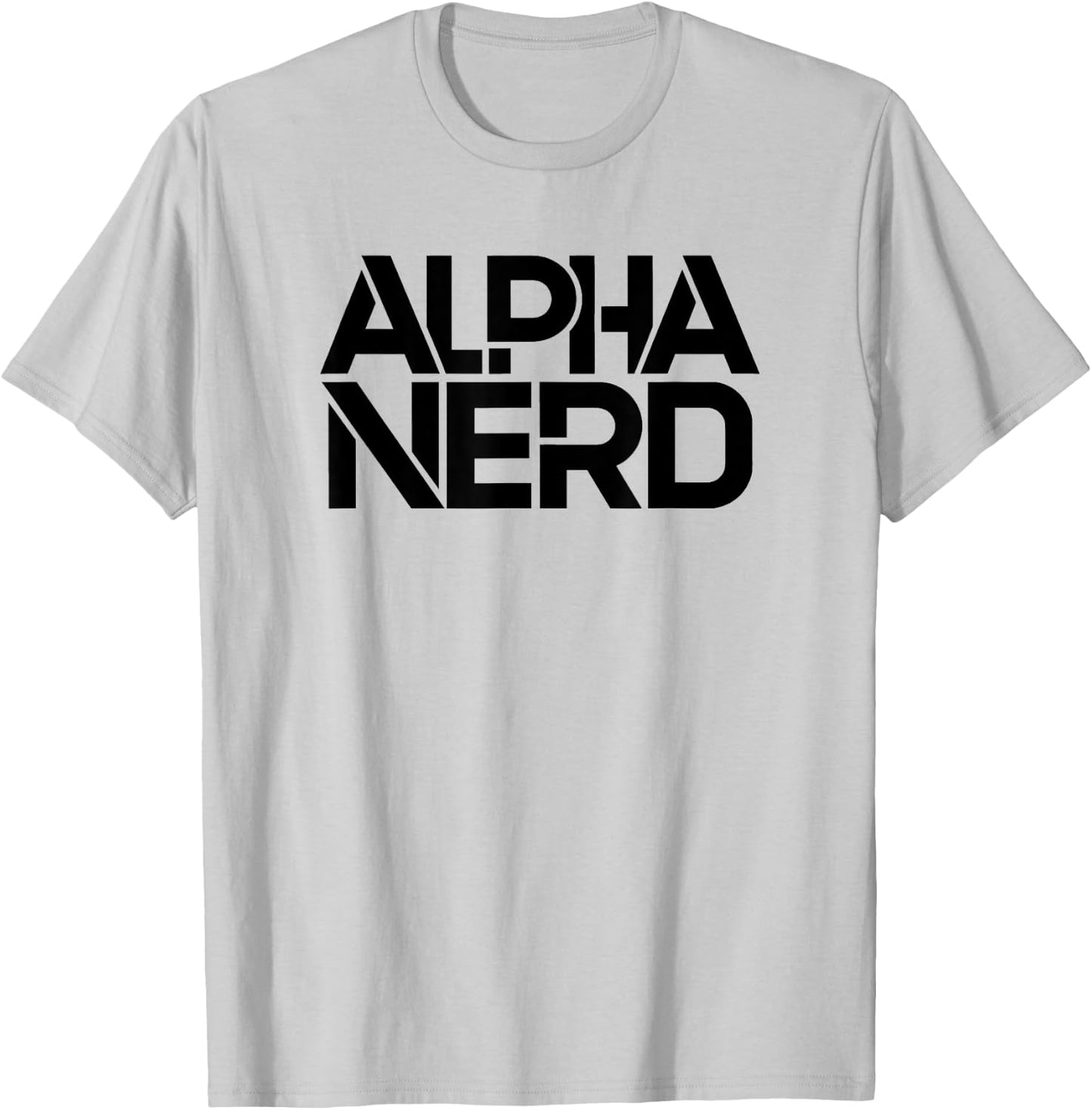 Alpha Nerd T-Shirt - T-Shirt | Ash