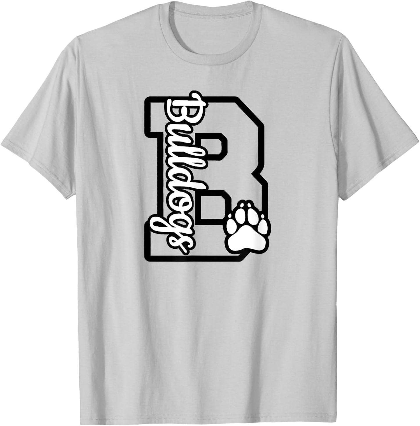 Go Dawgs Funny Bulldogs T-Shirt - T-Shirt | Ash