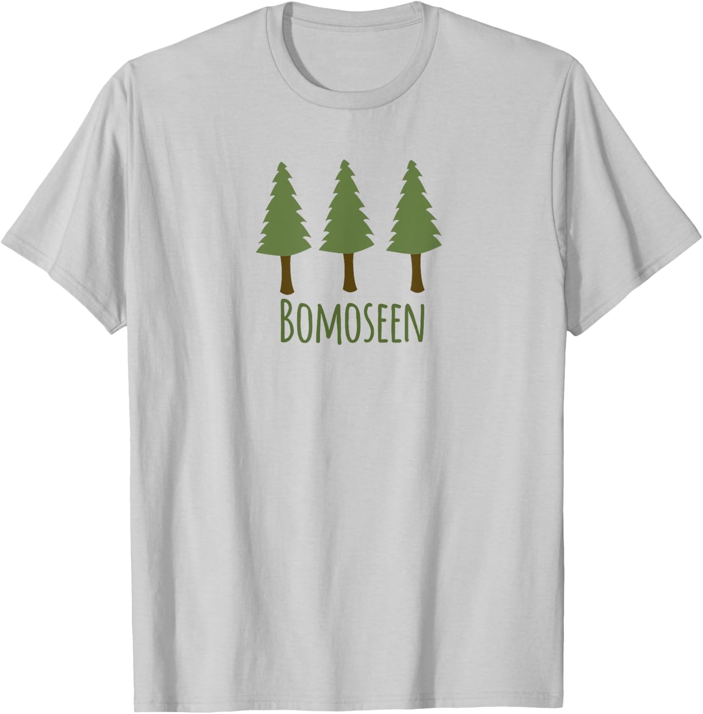 Lake Bomoseen Rustic Woods Forest Pine Trees Campground T-Shirt - T-Shirt | Ash
